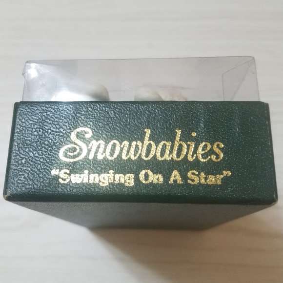 Vintage Snowbabies "Swinging On A Star" Ornament - Picture 3 of 6